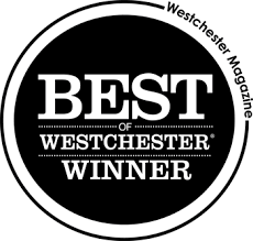 Best Westchester Winner award badge for Blue Wave Orthodontics dental practice.